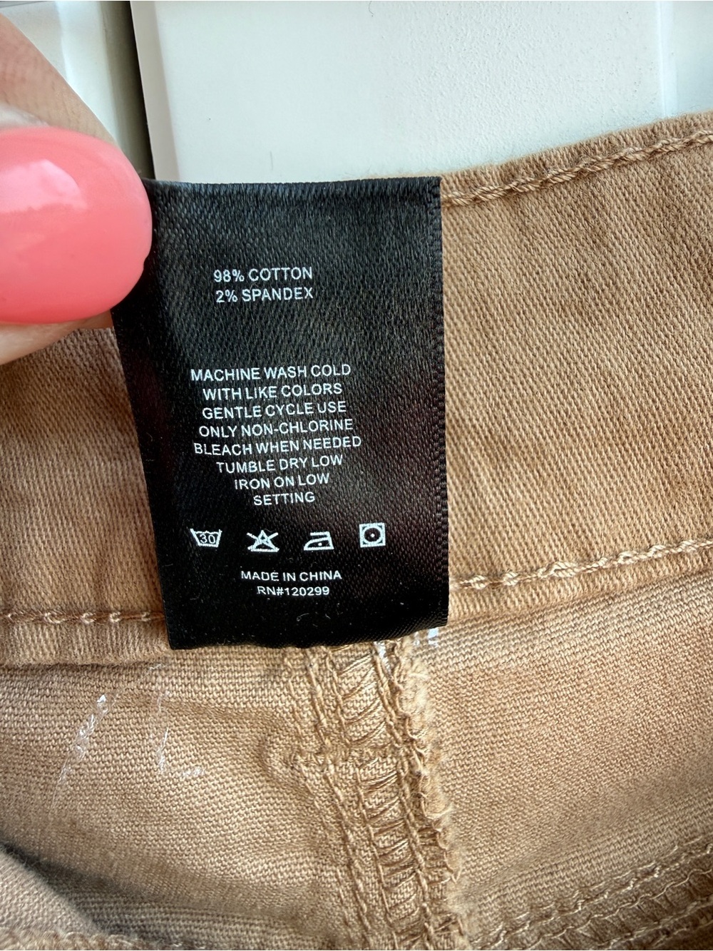 Be-Girl USA Tan Denim Midi Pencil Skirt Size XS - Picture 5 of 5